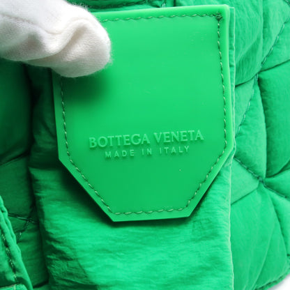 キャンディ パデッド テック カセットバック ショルダーバッグ ナイロン グリーン ボッテガヴェネタ バッグ BOTTEGA VENETA