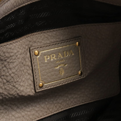 VIT.DAINO ハンドバッグ トートバッグ レザー グレーベージュ 2WAY プラダ バッグ PRADA