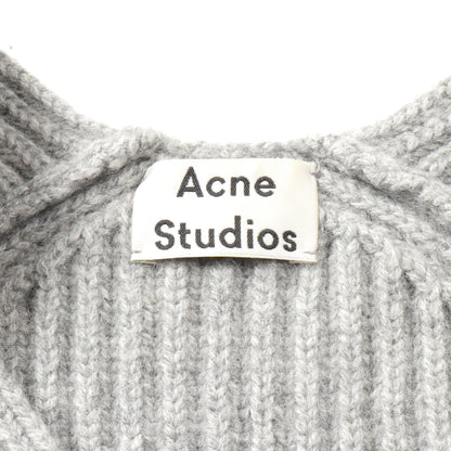 DEBORAH デボラ ニット Vネック ウール グレー アクネストゥディオズ トップス Acne Studios