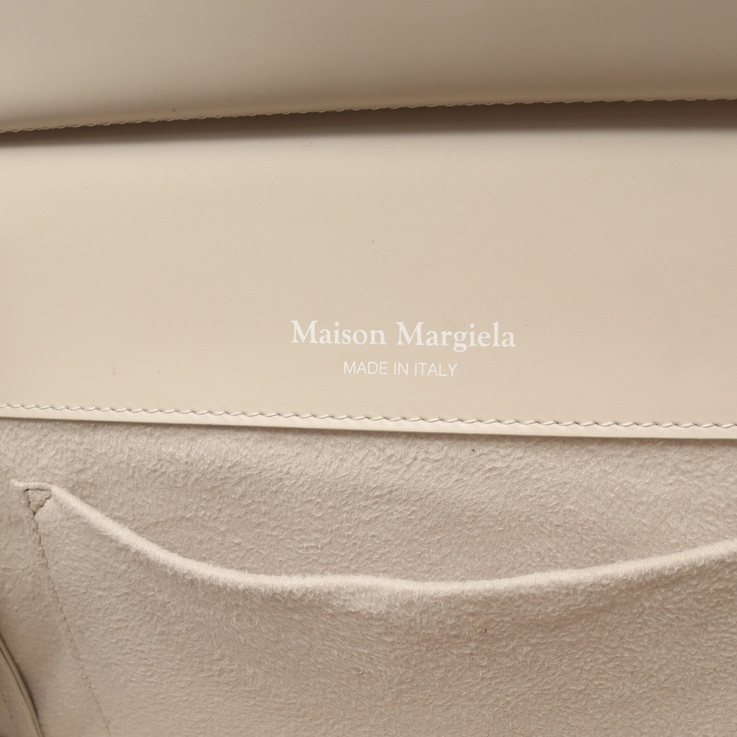 ハンドバッグ レザー ライトベージュ 2WAY メゾンマルジェラ バッグ Maison Margiela