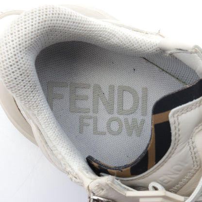 FLOW フロー スニーカー レザー キャンバス アイボリー フェンディ シューズ FENDI