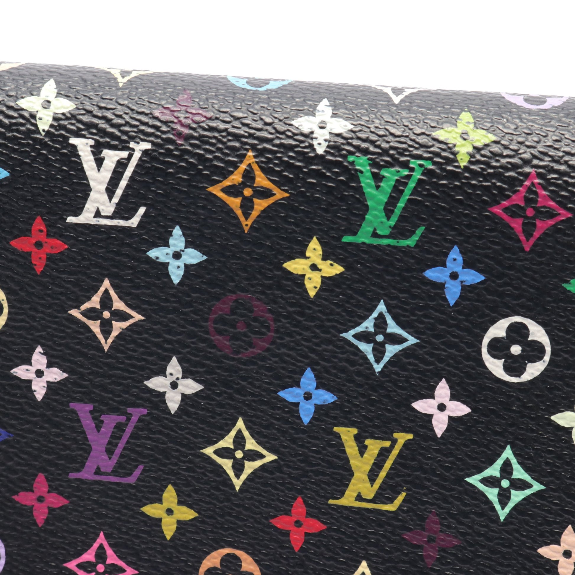 ポルトフォイユ アンソリット モノグラムマルチカラー 二つ折り長財布 PVC ブラック ルイヴィトン 財布・小物 LOUIS VUITTON