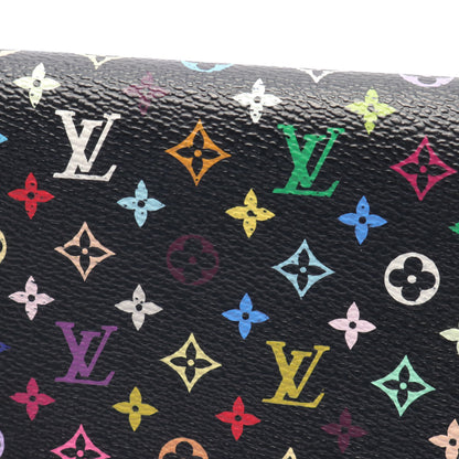 ポルトフォイユ アンソリット モノグラムマルチカラー 二つ折り長財布 PVC ブラック ルイヴィトン 財布・小物 LOUIS VUITTON