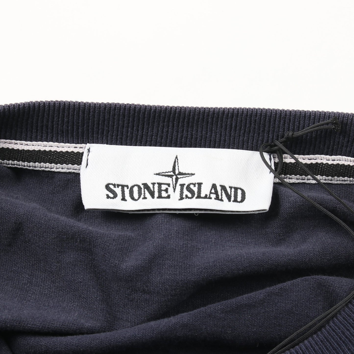 PAINTSTROKE 2 ロゴプリント Tシャツ クルーネック コットン ネイビー マルチカラー ストーンアイランド トップス Stone Island