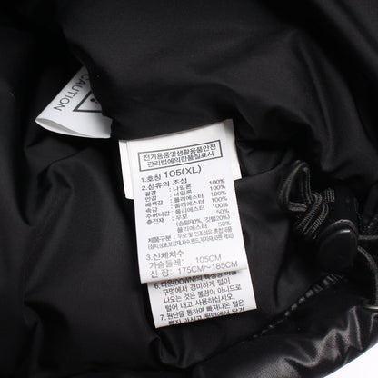 WHITE LABEL NUPTSE HYBRID DOWN BALL VEST ダウンベスト ナイロン ブラック フード付き ザノースフェイス アウター THE NORTH FACE