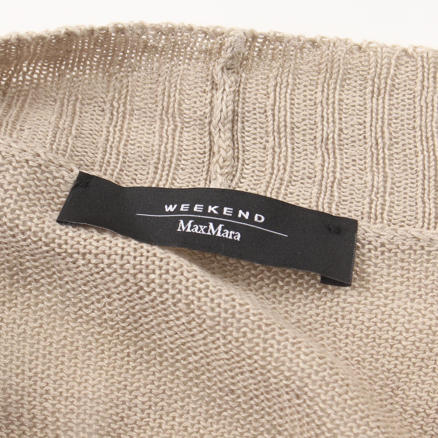 UNDICI カーディガン リネン ベージュ マックスマーラウィークエンド トップス Max Mara Weekend