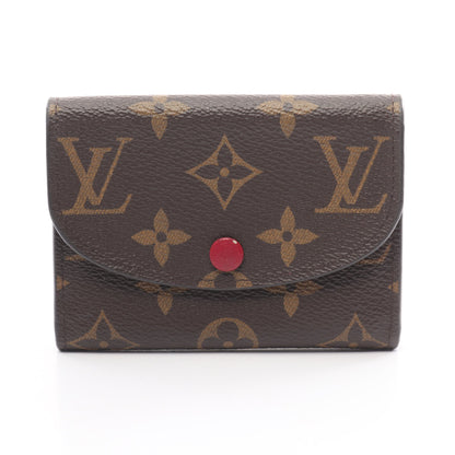 ポルトモネ ロザリ モノグラム フューシャ コインケース PVC レザー ブラウン ルイヴィトン 財布・小物 LOUIS VUITTON