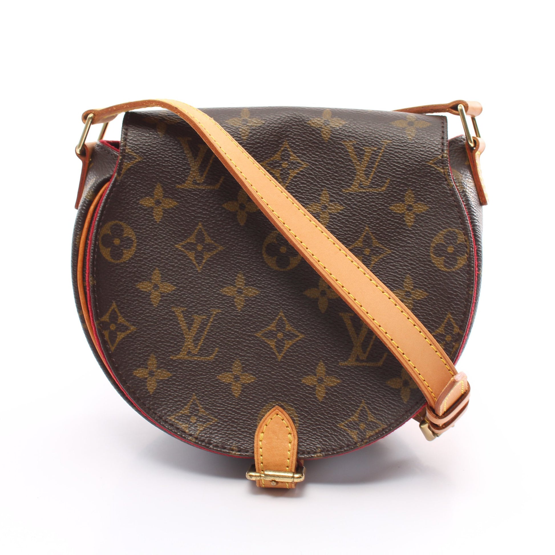 タンブラン モノグラム ショルダーバッグ PVC レザー ブラウン ルイヴィトン バッグ LOUIS VUITTON