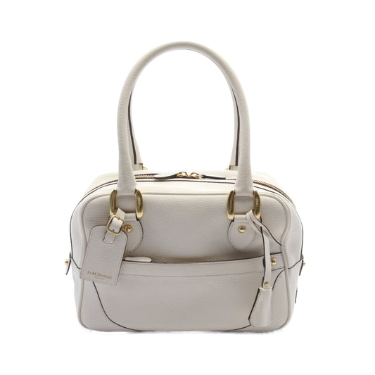 ハンドバッグ レザー オフホワイト ジェイアンドエムデヴィッドソン バッグ J&M DAVIDSON