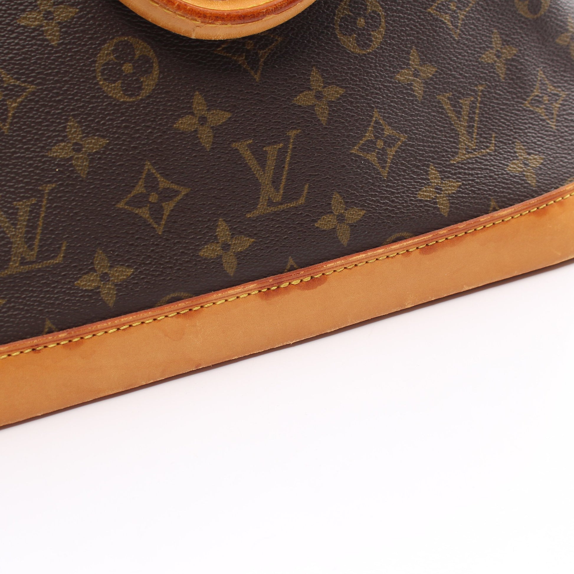 アルマPM モノグラム ハンドバッグ PVC レザー ブラウン ルイヴィトン バッグ LOUIS VUITTON