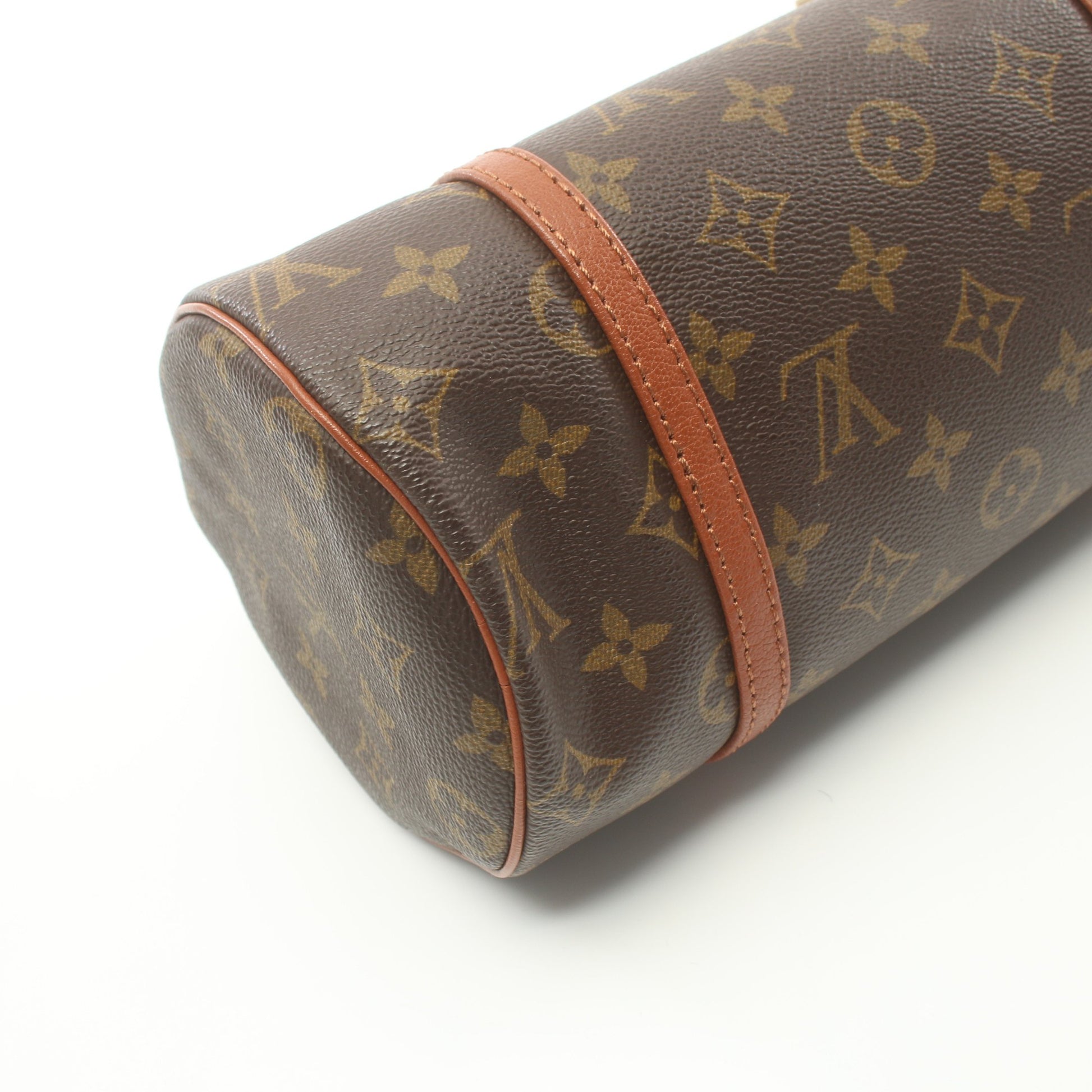 パピヨン26 モノグラム 旧型 ハンドバッグ PVC レザー ブラウン ルイヴィトン バッグ LOUIS VUITTON