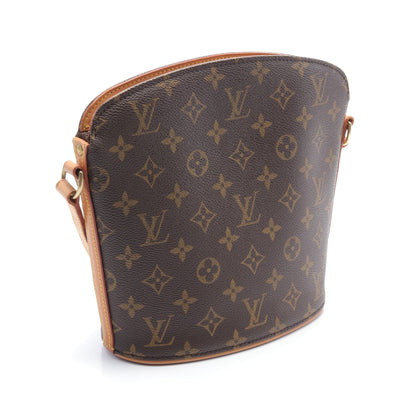 ドルーオ モノグラム ショルダーバッグ PVC レザー ブラウン ルイヴィトン バッグ LOUIS VUITTON