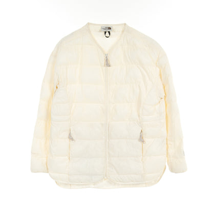 WHITE LABEL W'S COMFY ON BALL JACKET パディング ジャケット ナイロン オフホワイト ザノースフェイス アウター THE NORTH FACE