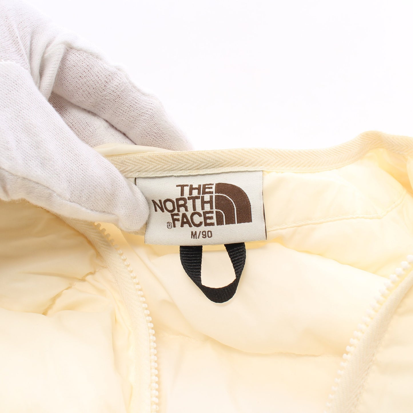 WHITE LABEL W'S COMFY ON BALL JACKET パディング ジャケット ナイロン オフホワイト ザノースフェイス アウター THE NORTH FACE