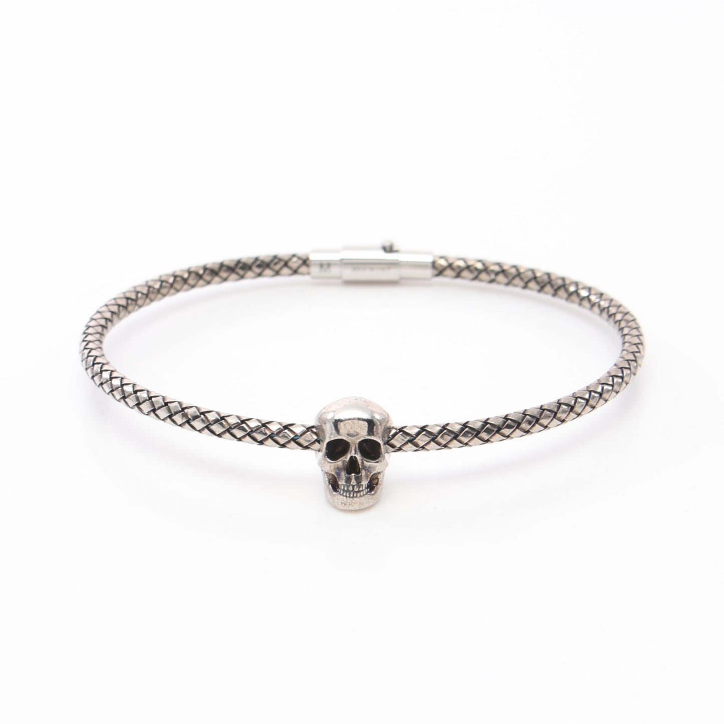 METAL CORD SKULL BRACELET ブレスレット シルバー アレキサンダーマックイーン アクセサリー ALEXANDER MCQUEEN