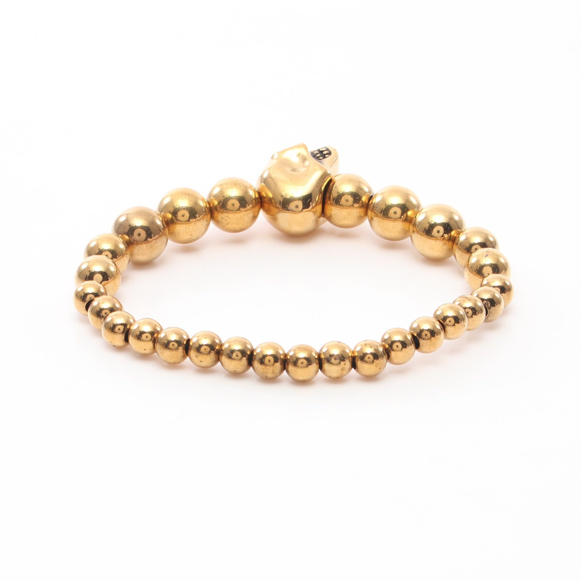 SKULL BALL BRACELET ブレスレット ゴールド アレキサンダーマックイーン アクセサリー ALEXANDER MCQUEEN