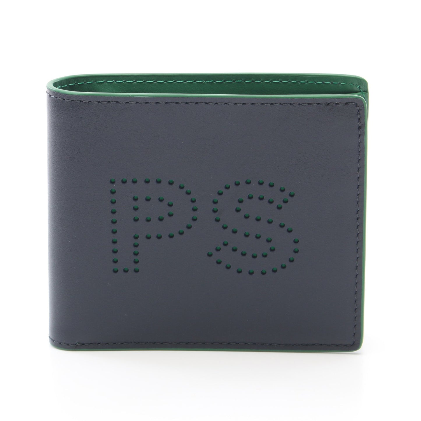 WALLET BFOLD AND COIN 二つ折り財布 レザー ネイビー ピーエスバイポールスミス 財布・小物 PS by Paul Smith