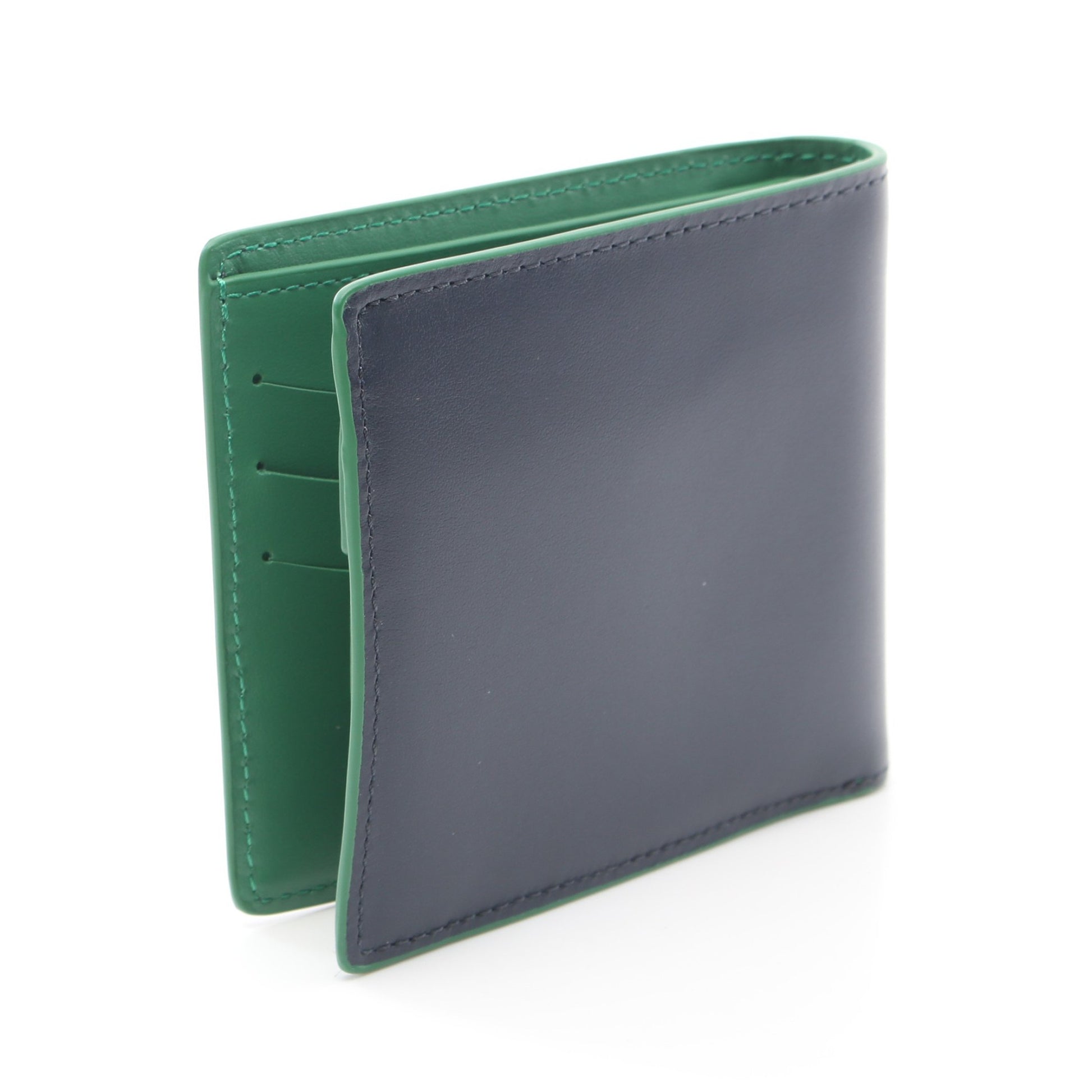 WALLET BFOLD AND COIN 二つ折り財布 レザー ネイビー ピーエスバイポールスミス 財布・小物 PS by Paul Smith