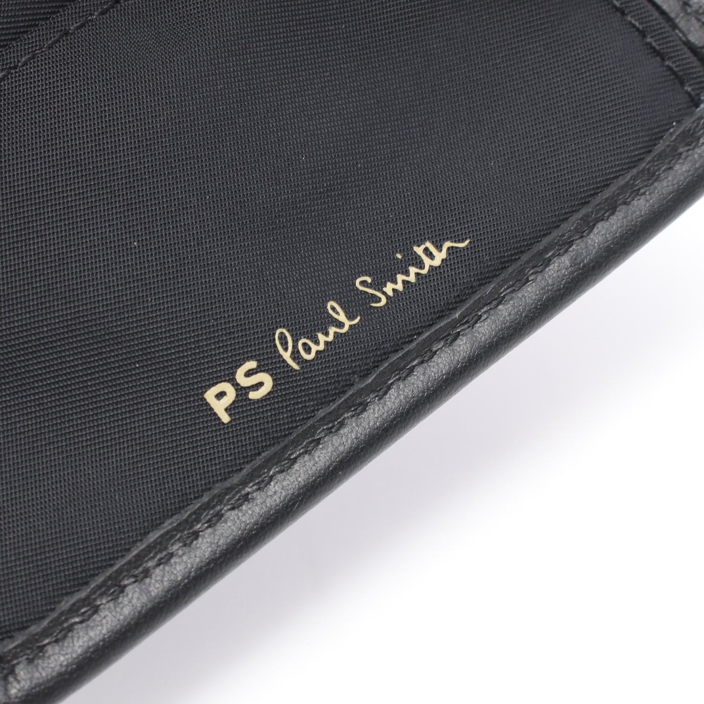 WALLET TRIFOLD ZEBRA 三つ折り財布 キャンバス レザー ダークネイビー ブラック ピーエスバイポールスミス 財布・小物 PS by Paul Smith