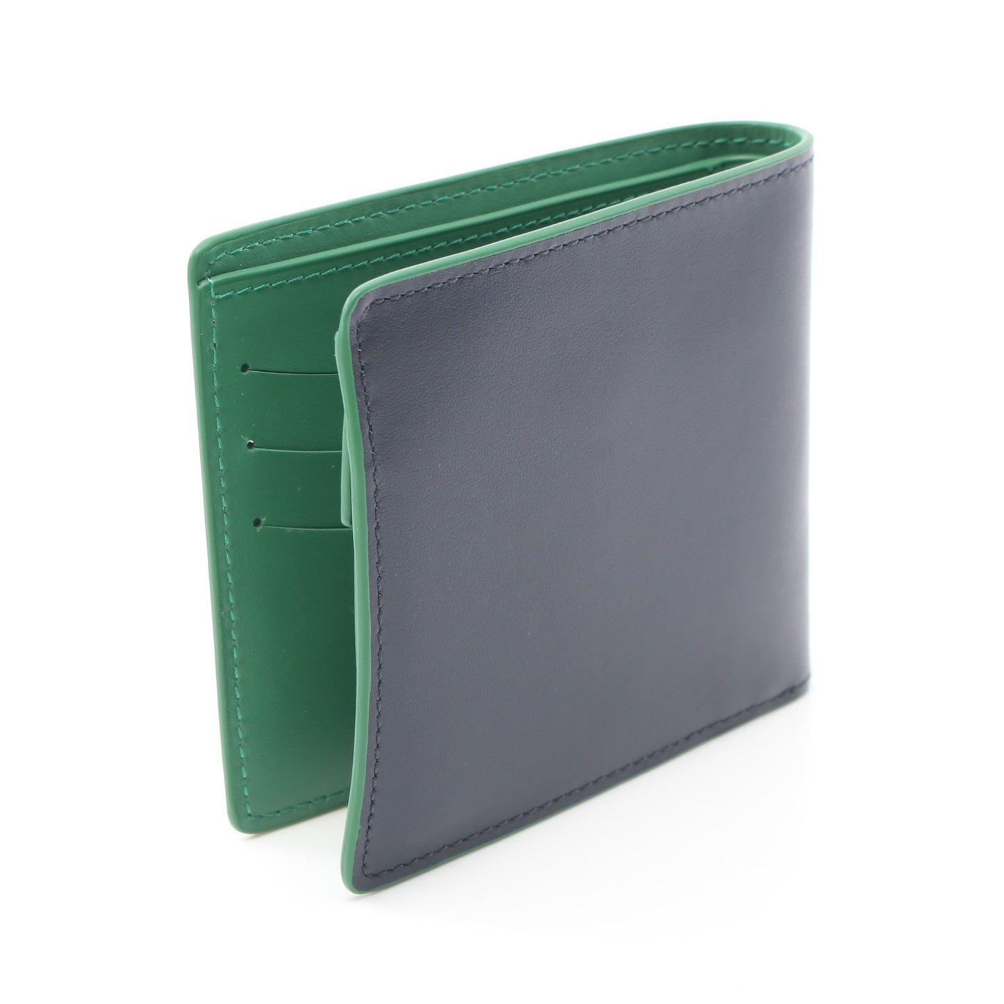 WALLET BFOLD AND COIN 二つ折り財布 レザー ネイビー ピーエスバイポールスミス 財布・小物 PS by Paul Smith