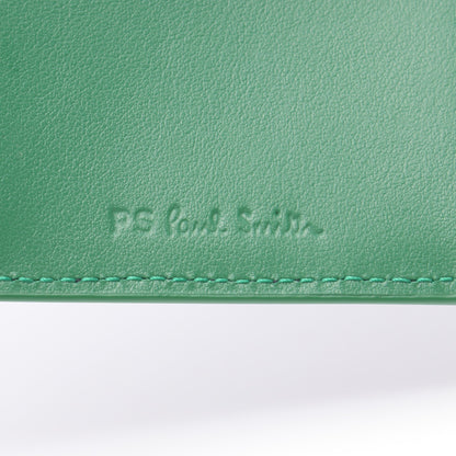 WALLET BFOLD AND COIN 二つ折り財布 レザー ネイビー ピーエスバイポールスミス 財布・小物 PS by Paul Smith