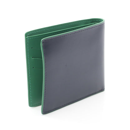 WALLET BFOLD AND COIN 二つ折り財布 レザー ネイビー ピーエスバイポールスミス 財布・小物 PS by Paul Smith