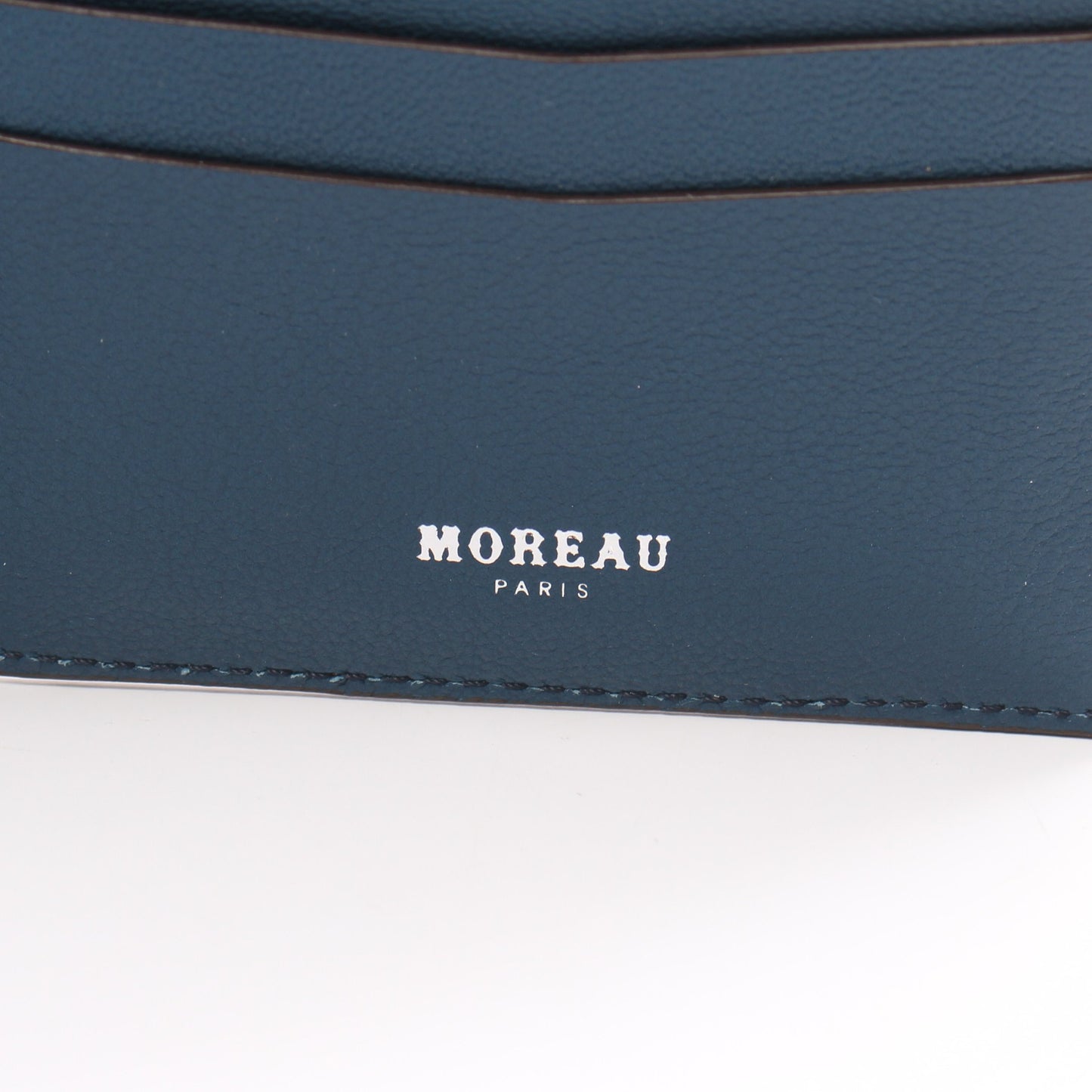 BILLFOLD 6 CC - CARD HOLDER 二つ折り財布 レザー ブラウン マルチカラー モローパリ 財布・小物 MOREAU PARIS