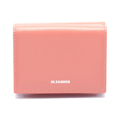 TINY WALLET 三つ折り財布 コンパクトウォレット レザー ピンク ジルサンダー 財布・小物 JIL SANDER