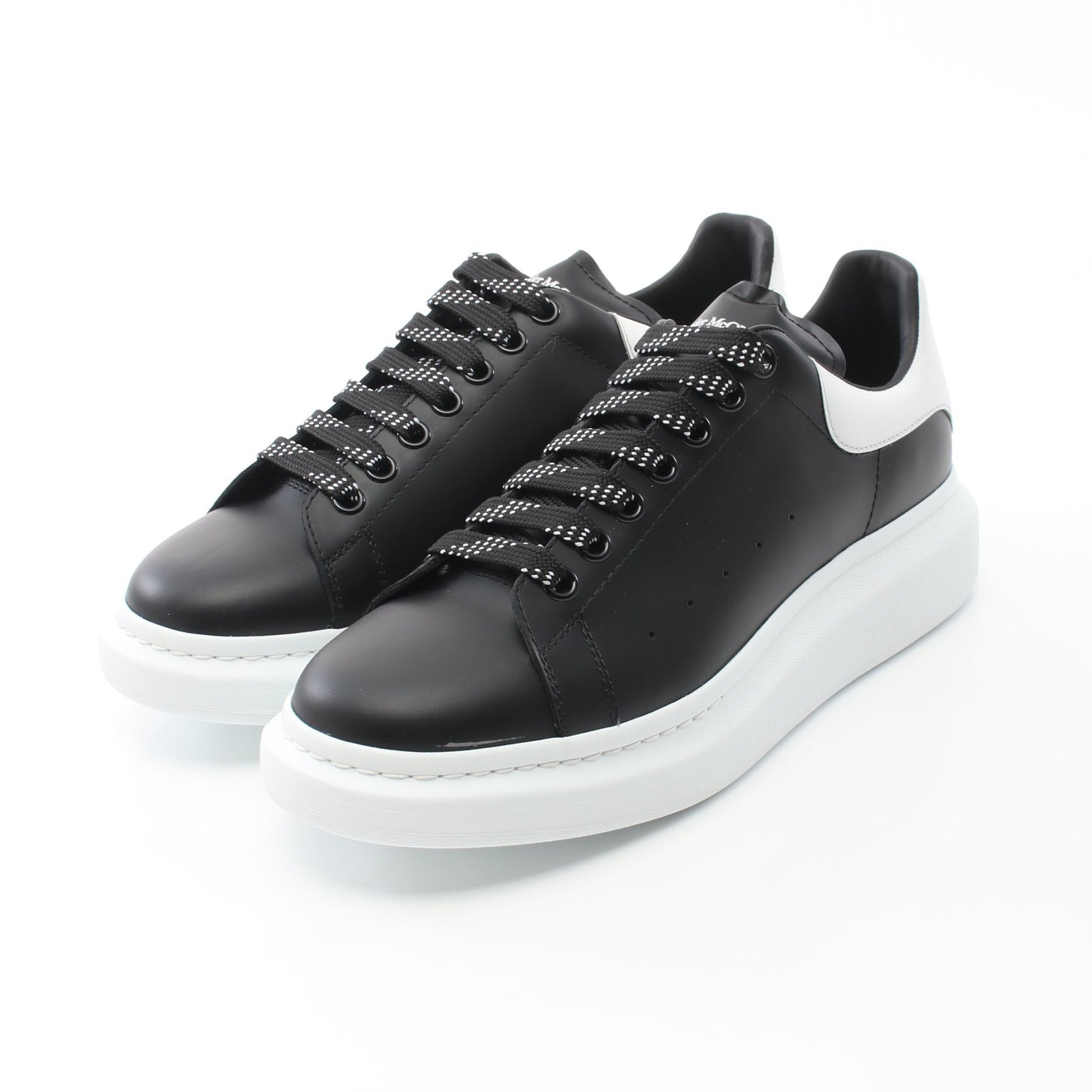 OVERSIZED SNEAKER スニーカー レザー ブラック アレキサンダーマックイーン シューズ ALEXANDER MCQUEEN