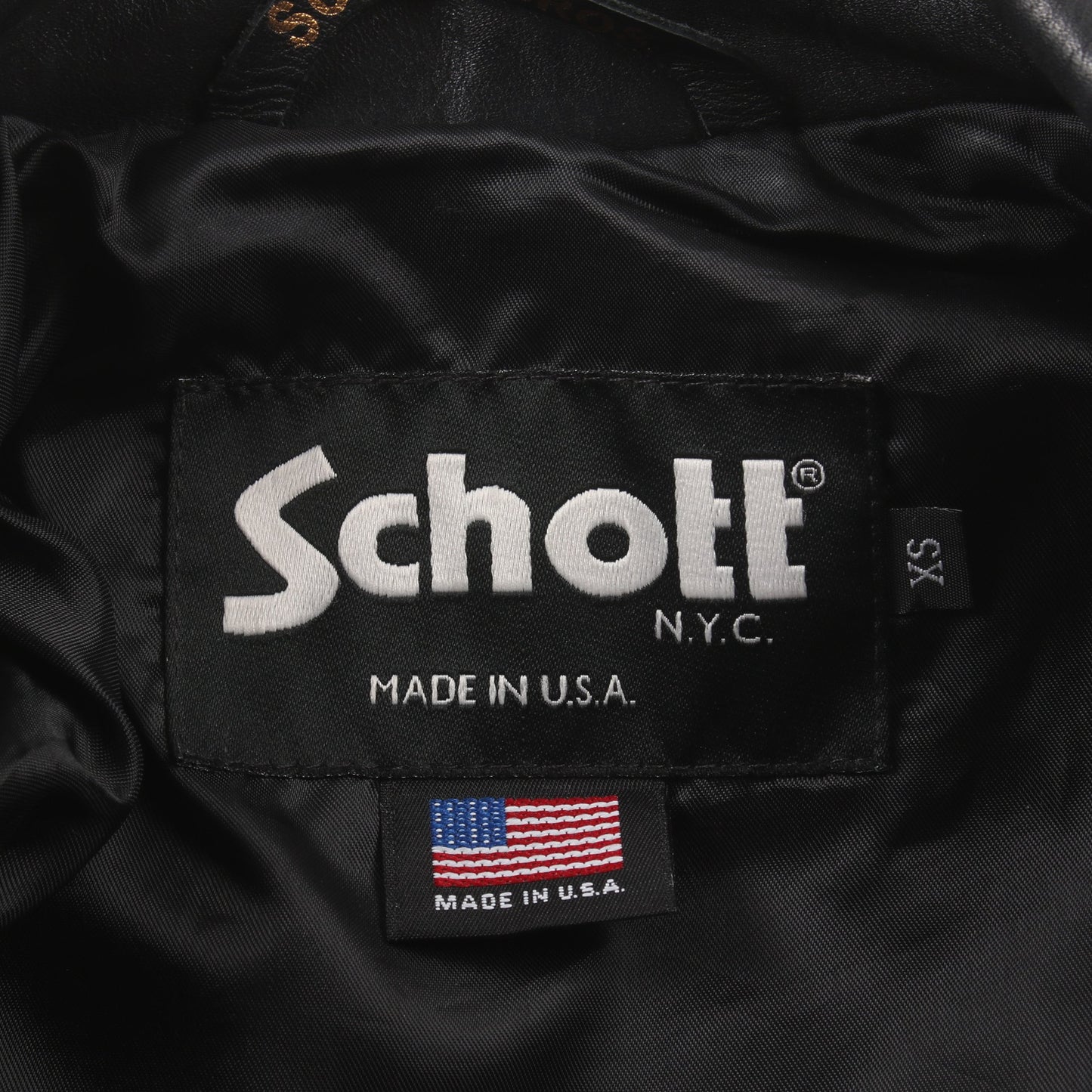 ダブル ライダースジャケット レザー ブラック ショット アウター Schott