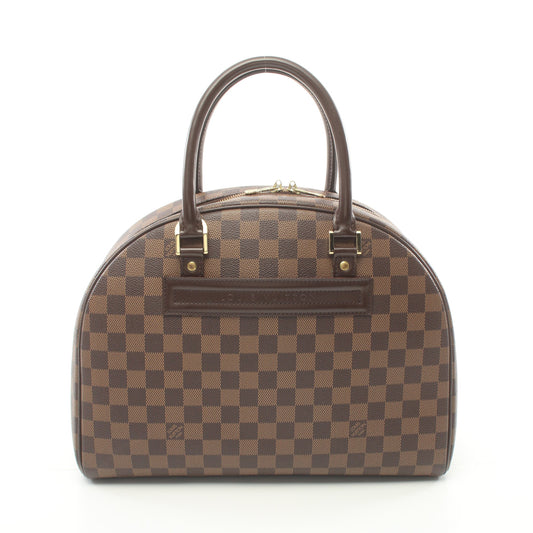 ノリータ ダミエエベヌ ハンドバッグ PVC レザー ブラウン ルイヴィトン バッグ LOUIS VUITTON