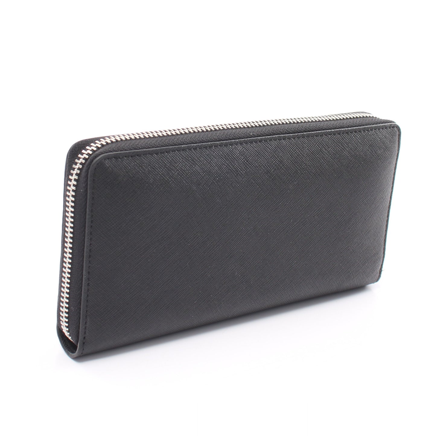 SAFFIANO ZIP ROUND WALLET 二つ折り長財布 レザー ブラック ヴィヴィアンウエストウッド 財布・小物 Vivienne Westwood