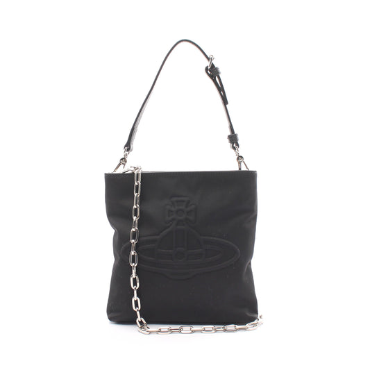 RE-NYLON SQUARE CROSSBODY ショルダーバッグ ナイロン ブラック 2WAY ヴィヴィアンウエストウッド バッグ Vivienne Westwood