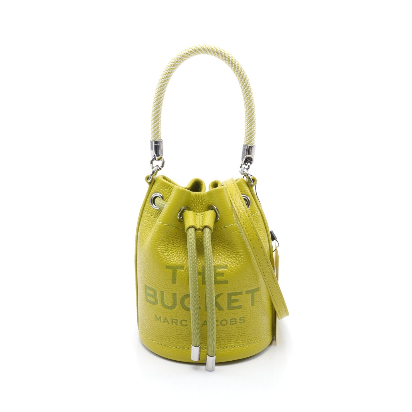 THE LEATHER MICRO BUCKET BAG ハンドバッグ レザー ライトグリーン 巾着 2WAY マークジェイコブス バッグ MARC JACOBS