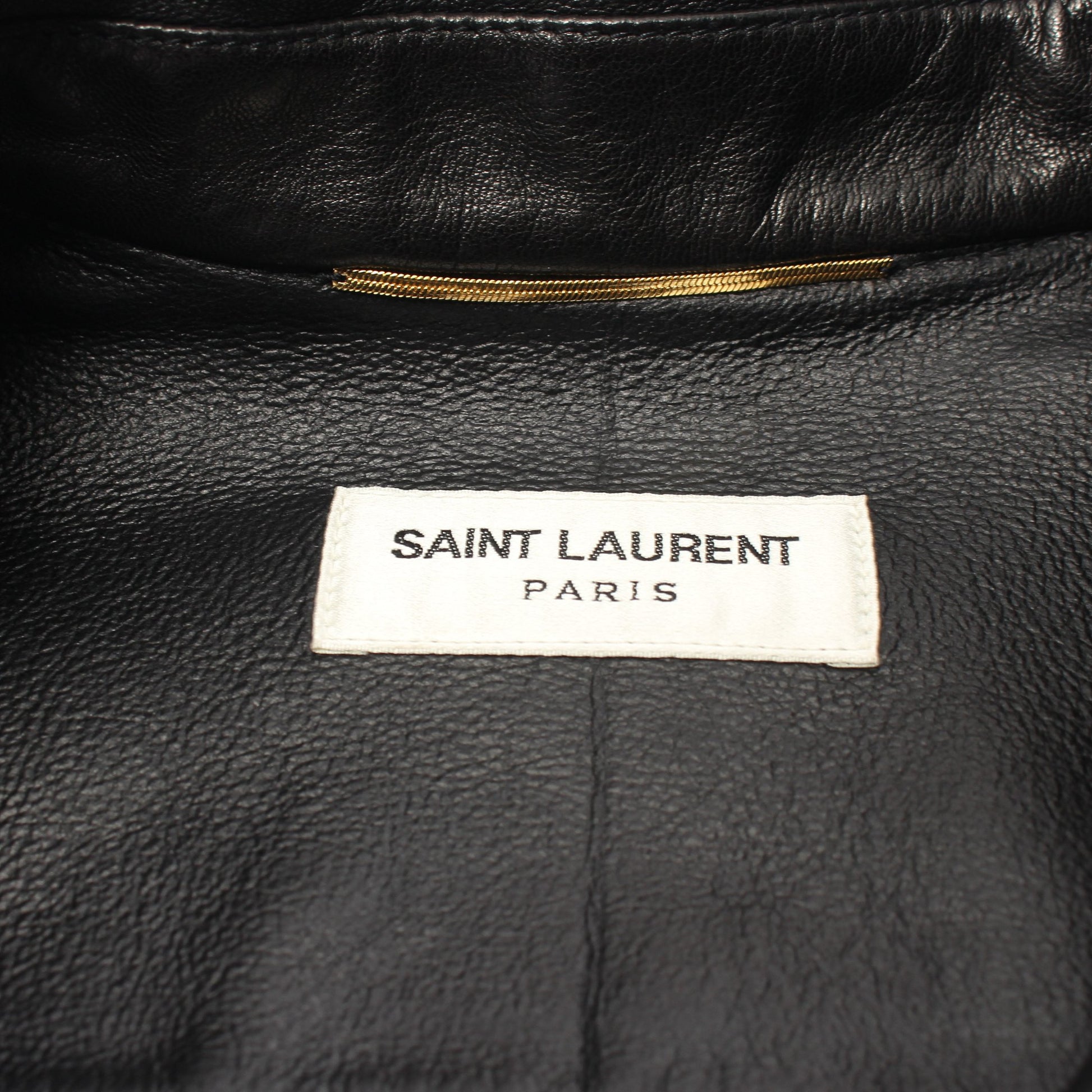 レザージャケット ラムレザー ブラック サンローランパリ アウター SAINT LAURENT PARIS