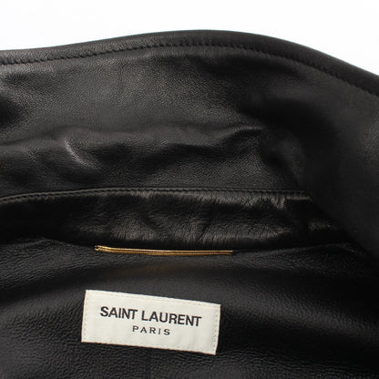 レザージャケット ラムレザー ブラック サンローランパリ アウター SAINT LAURENT PARIS