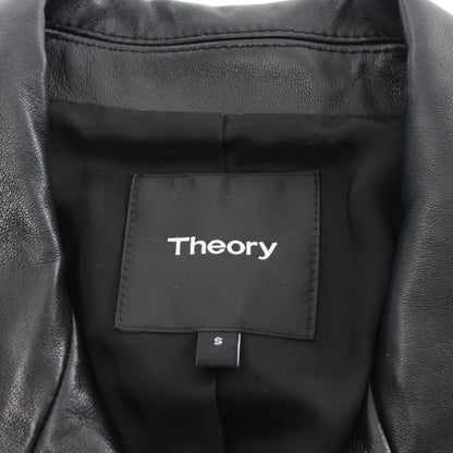 SANDAJ PERFECT LEATHER2 ダブル ライダースジャケット ラムレザー ブラック セオリー アウター theory