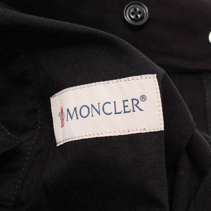 パンツ コットン ブラック ジッパーポケット モンクレール ボトムス MONCLER