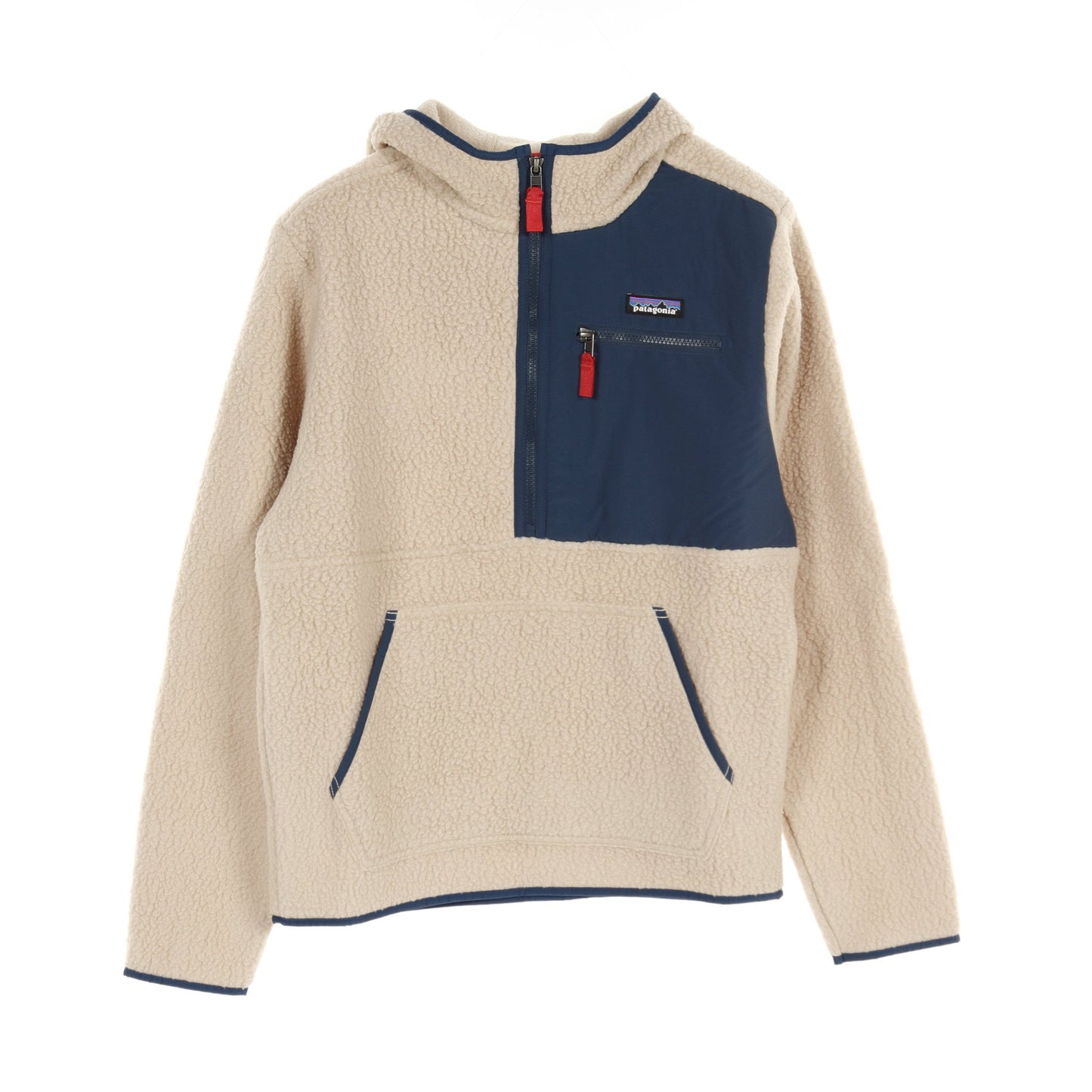 RETRO PILE PULLOVER POLARTEC フリースジャケット プルオーバーパーカー ライトベージュ ダークブルー パタゴニア トップス patagonia