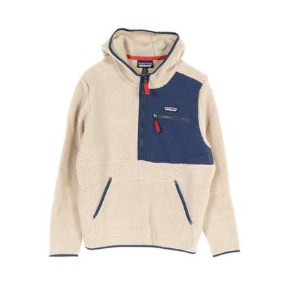 RETRO PILE PULLOVER POLARTEC フリースジャケット プルオーバーパーカー ライトベージュ ダークブルー パタゴニア トップス patagonia