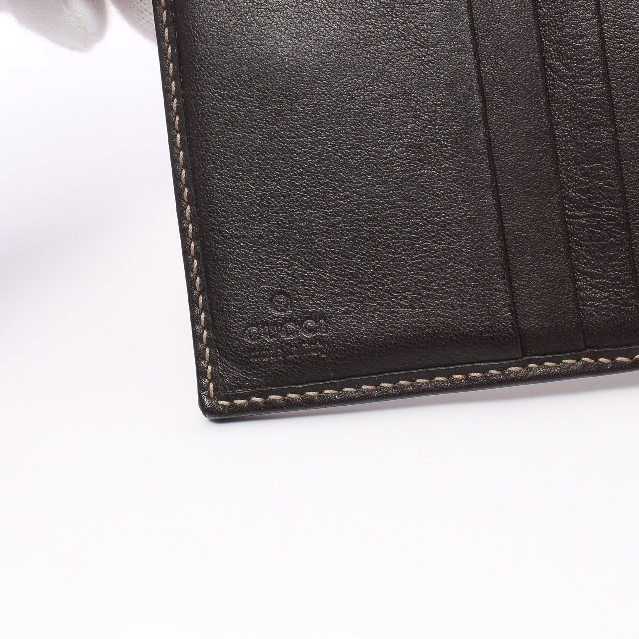 グッチョリ チワワ GGキャンバス 二つ折り財布 Wホック財布 キャンバス