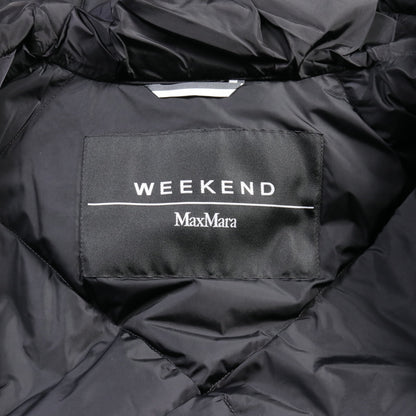 CALERNO ダウンコート ポリアミド ブラック フード付き マックスマーラウィークエンド アウター Max Mara Weekend