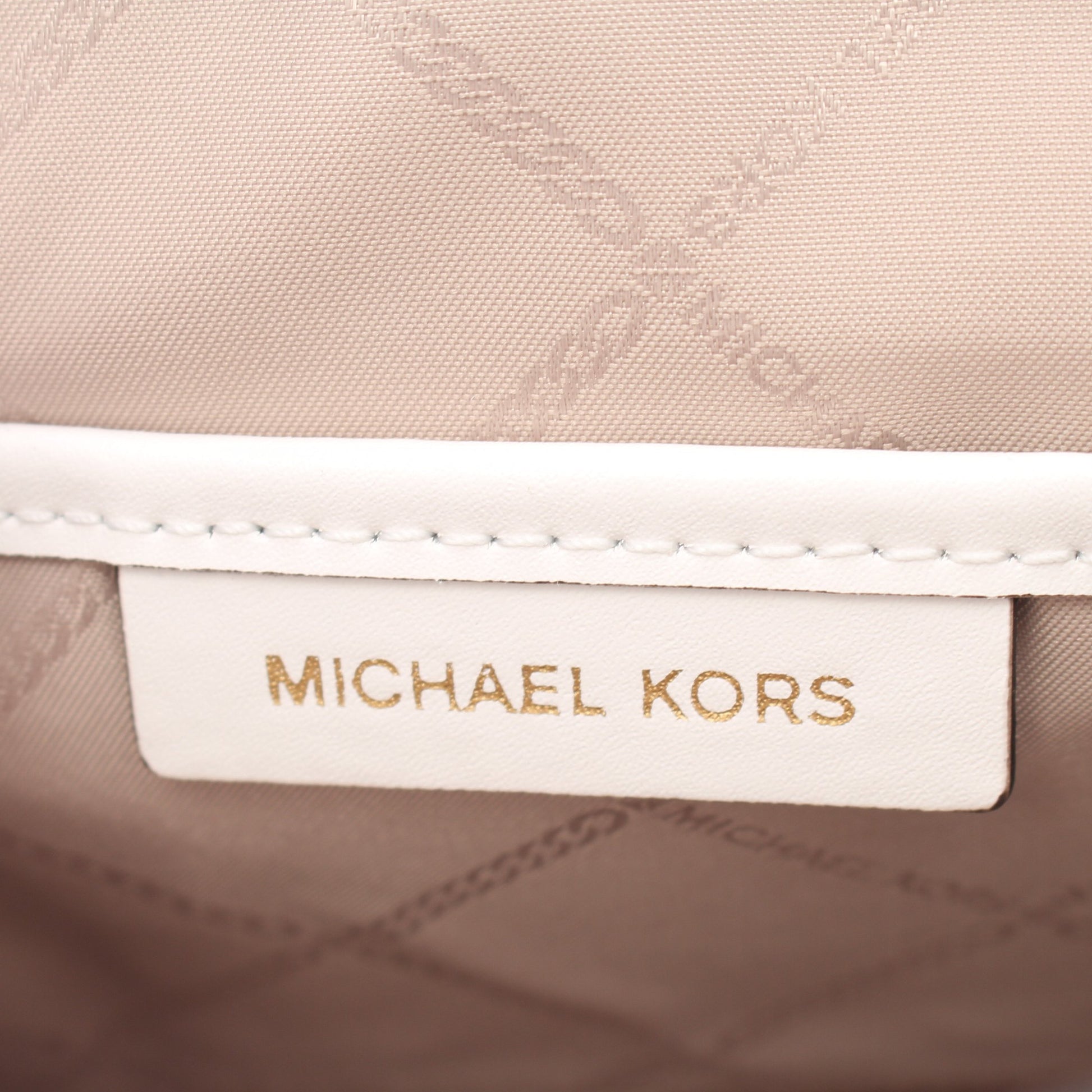 MOTT モット バックパック リュックサック レザー ホワイト マイケルコース バッグ MICHAEL KORS