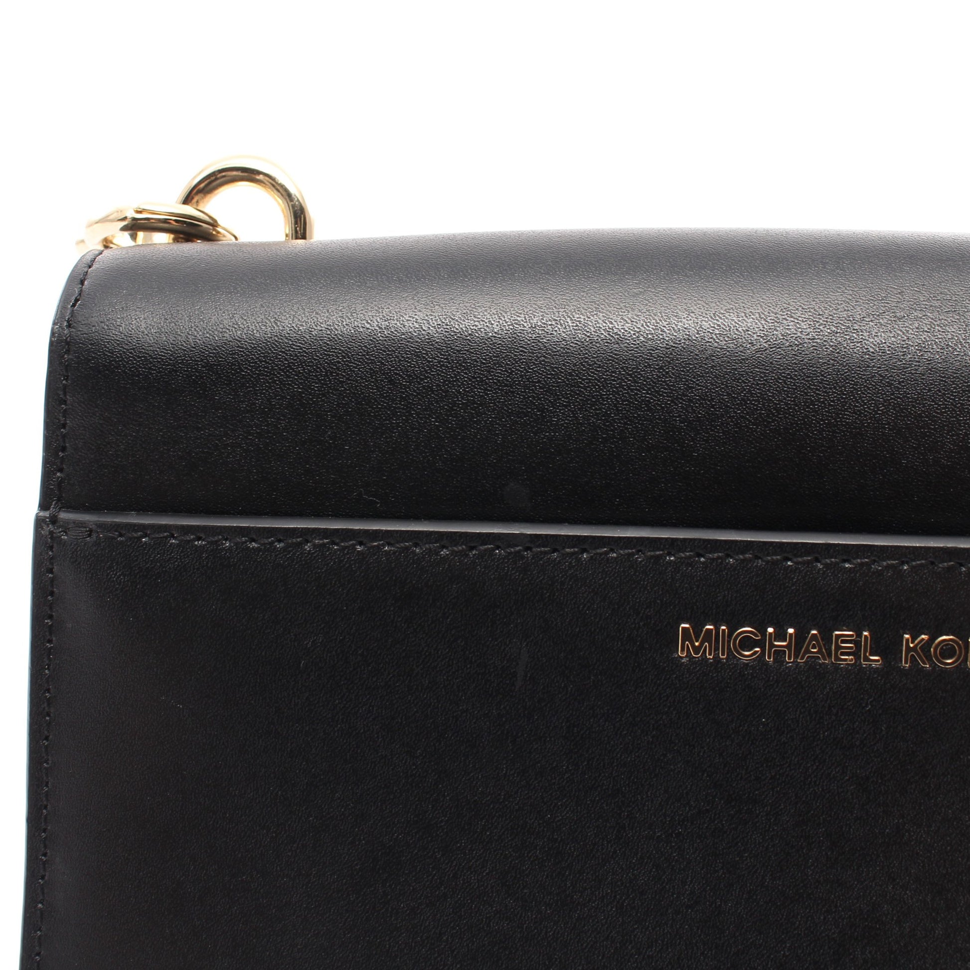 MOTT モット チェーンハンドバッグ レザー ブラック マイケルコース バッグ MICHAEL KORS