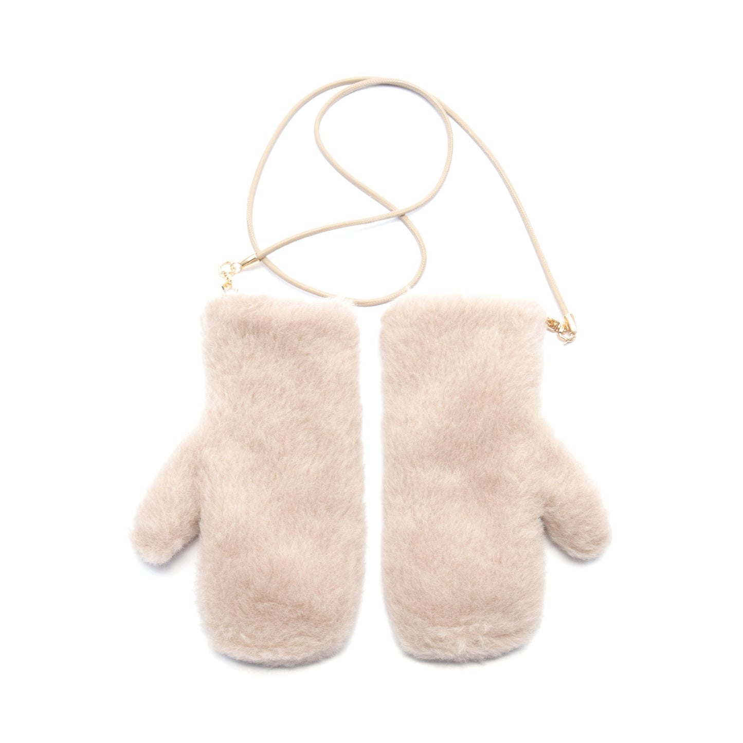 TEDDY 手袋 グローブ アルパカ ウール シルク グレーベージュ マックスマーラ 財布・小物 Max Mara