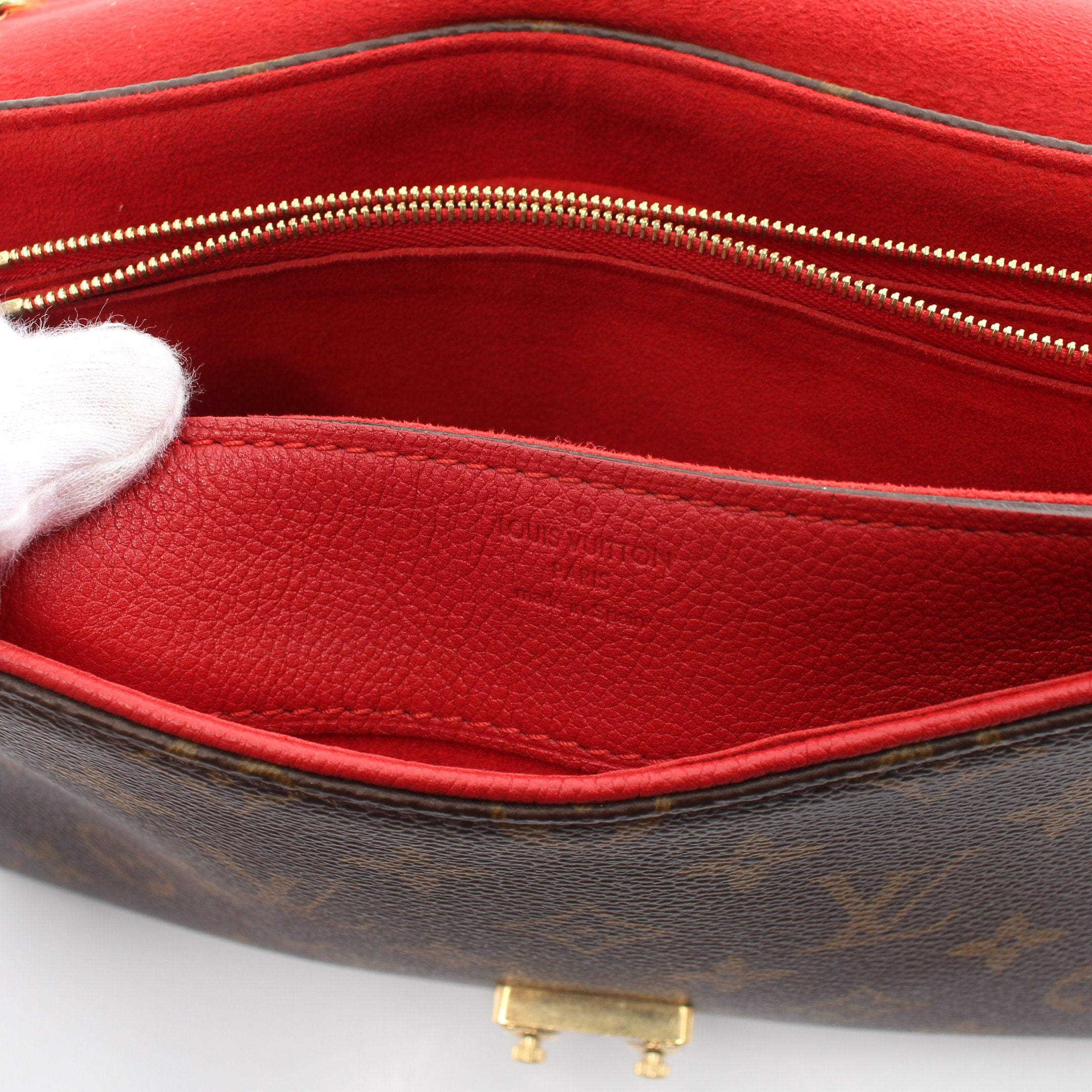 パラスチェーン モノグラム スリーズ チェーンショルダーバッグ PVC