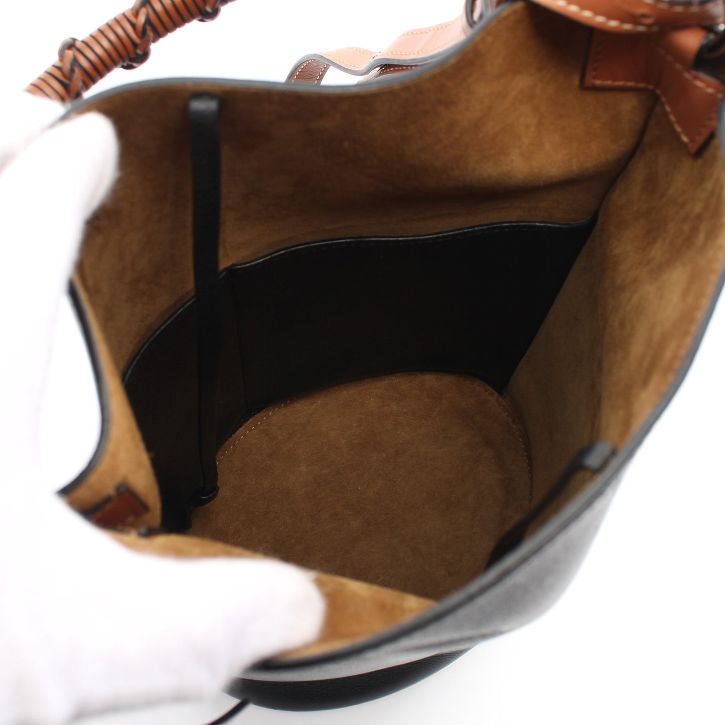 GATE BUCKET BAG ゲートバケット ショルダーバッグ レザー ブラック ブラウン 2WAY ロエベ バッグ LOEWE