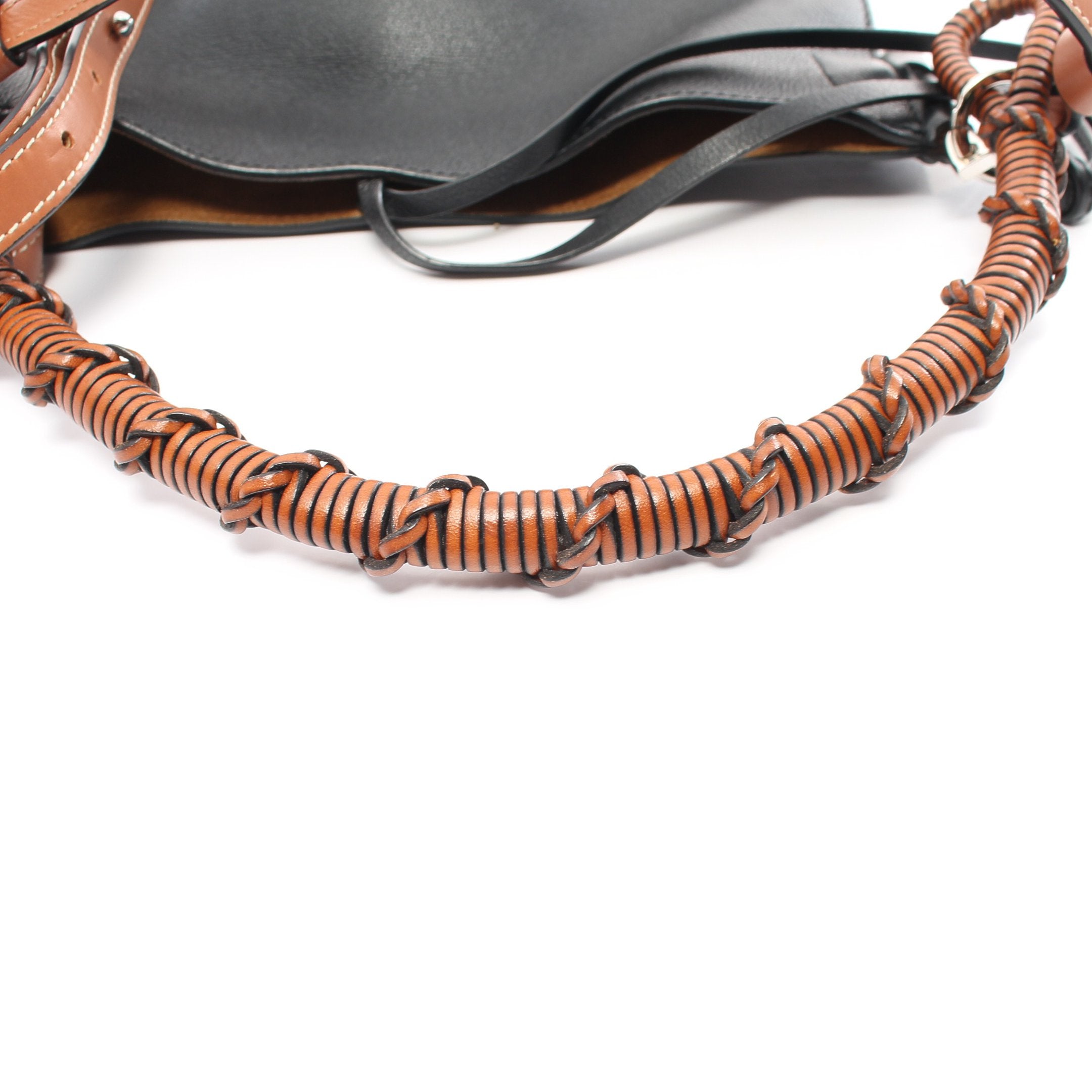 GATE BUCKET BAG ゲートバケット ショルダーバッグ レザー ブラック
