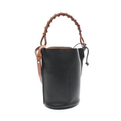 GATE BUCKET BAG ゲートバケット ショルダーバッグ レザー ブラック ブラウン 2WAY ロエベ バッグ LOEWE