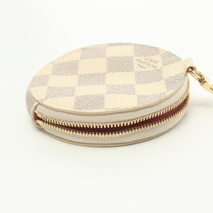 ポルトモネロン ダミエアズール ヴィヴィエンヌ コインケース PVC ホワイト ルイヴィトン 財布・小物 LOUIS VUITTON